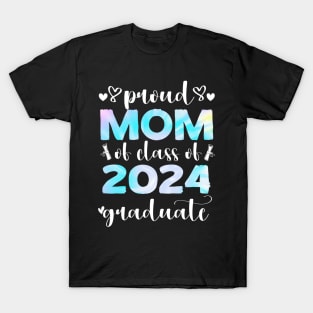 Proud Mom Class Of 2024 Senior Graduate 2024 Senior 24 T-Shirt